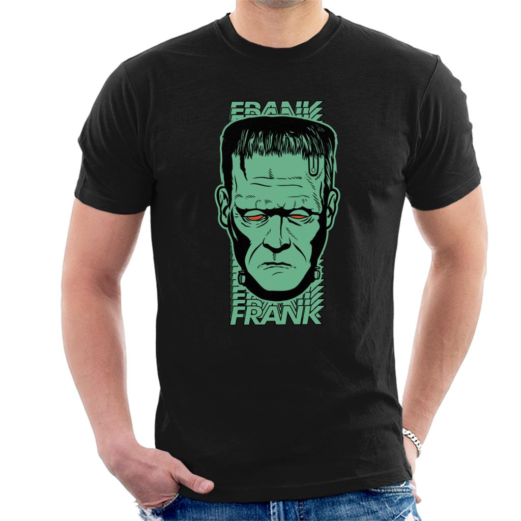 Frankenstein Frank Red Eyes Men's T-Shirt-ALL + EVERY