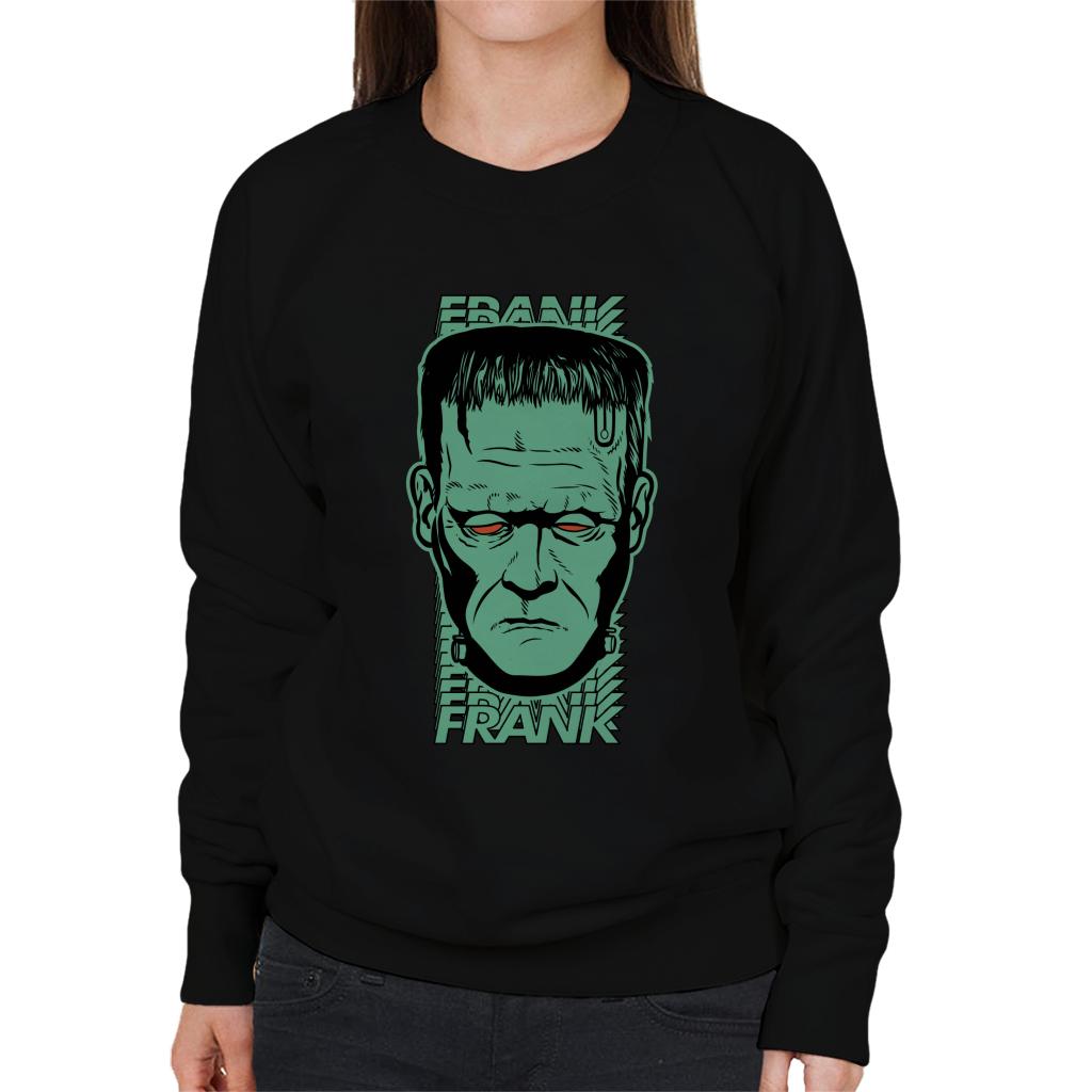 Frankenstein Frank Red Eyes Women's Sweatshirt-ALL + EVERY