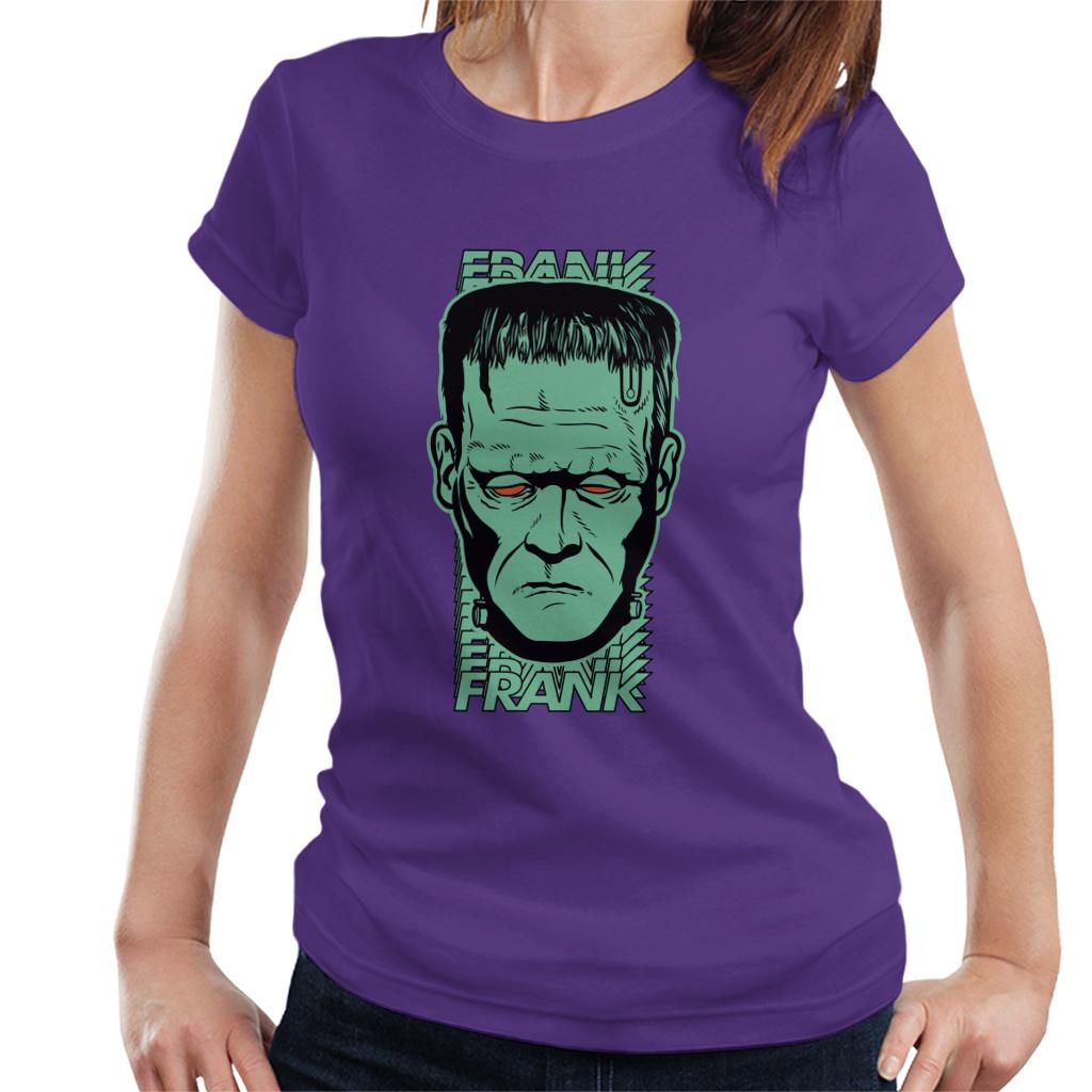 Frankenstein Frank Red Eyes Women's T-Shirt-ALL + EVERY