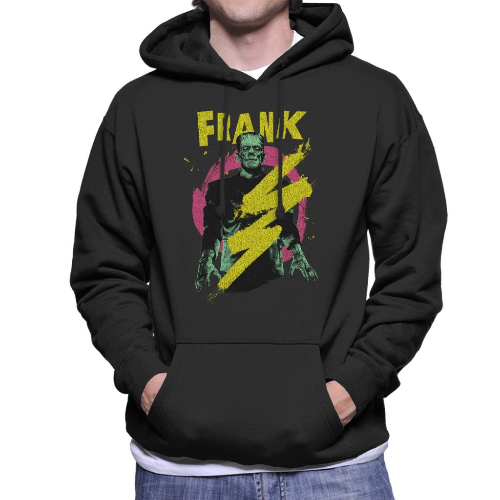 Frankenstein Frank Electric Shock Men's Hooded Sweatshirt-ALL + EVERY