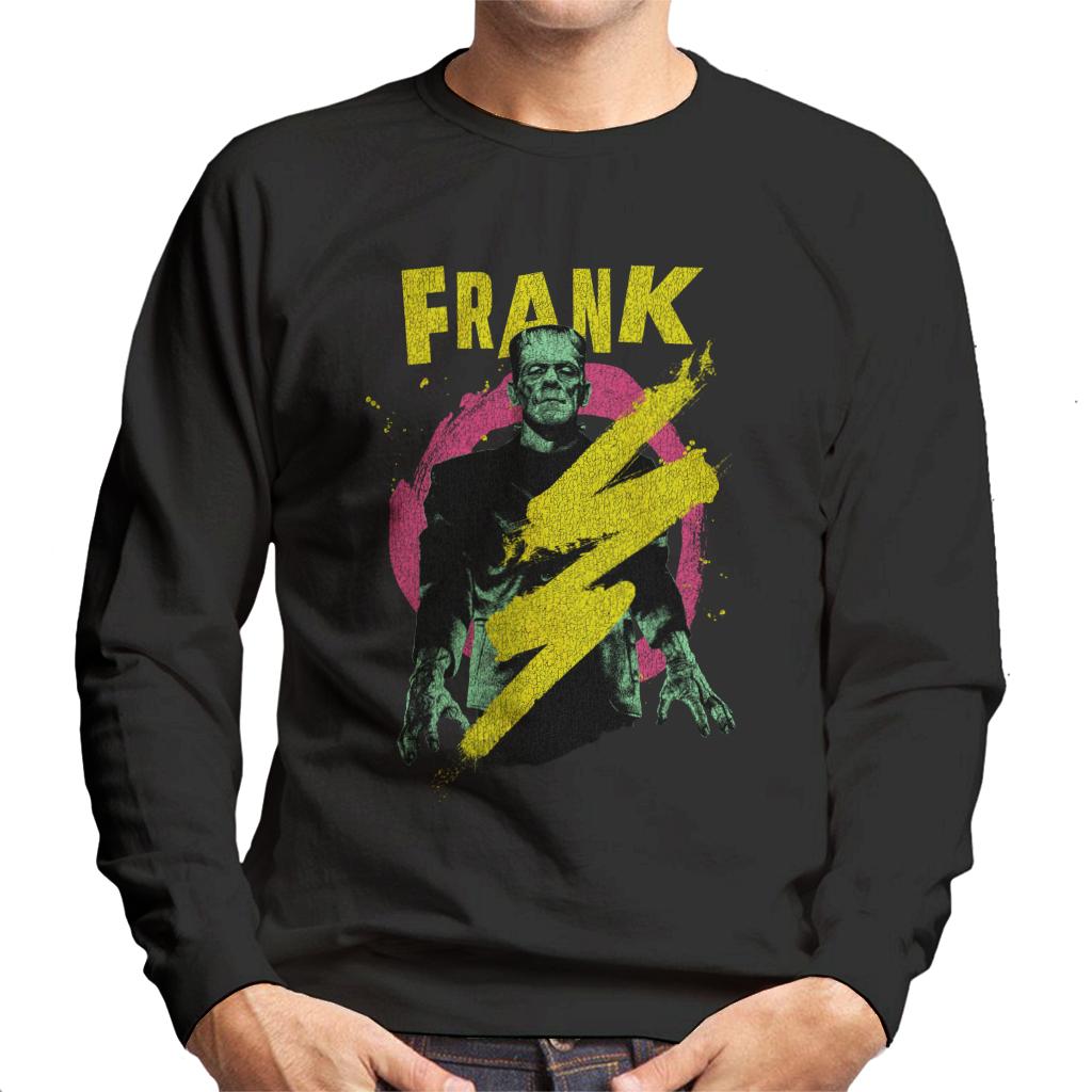 Frankenstein Frank Electric Shock Men's Sweatshirt-ALL + EVERY