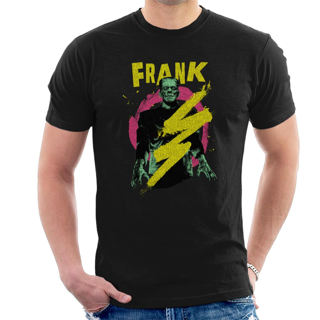 Frankenstein Frank Electric Shock Men's T-Shirt-ALL + EVERY