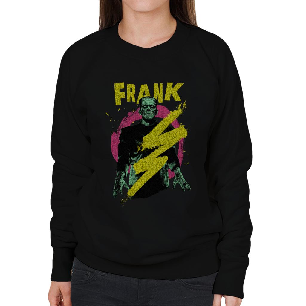 Frankenstein Frank Electric Shock Women's Sweatshirt-ALL + EVERY