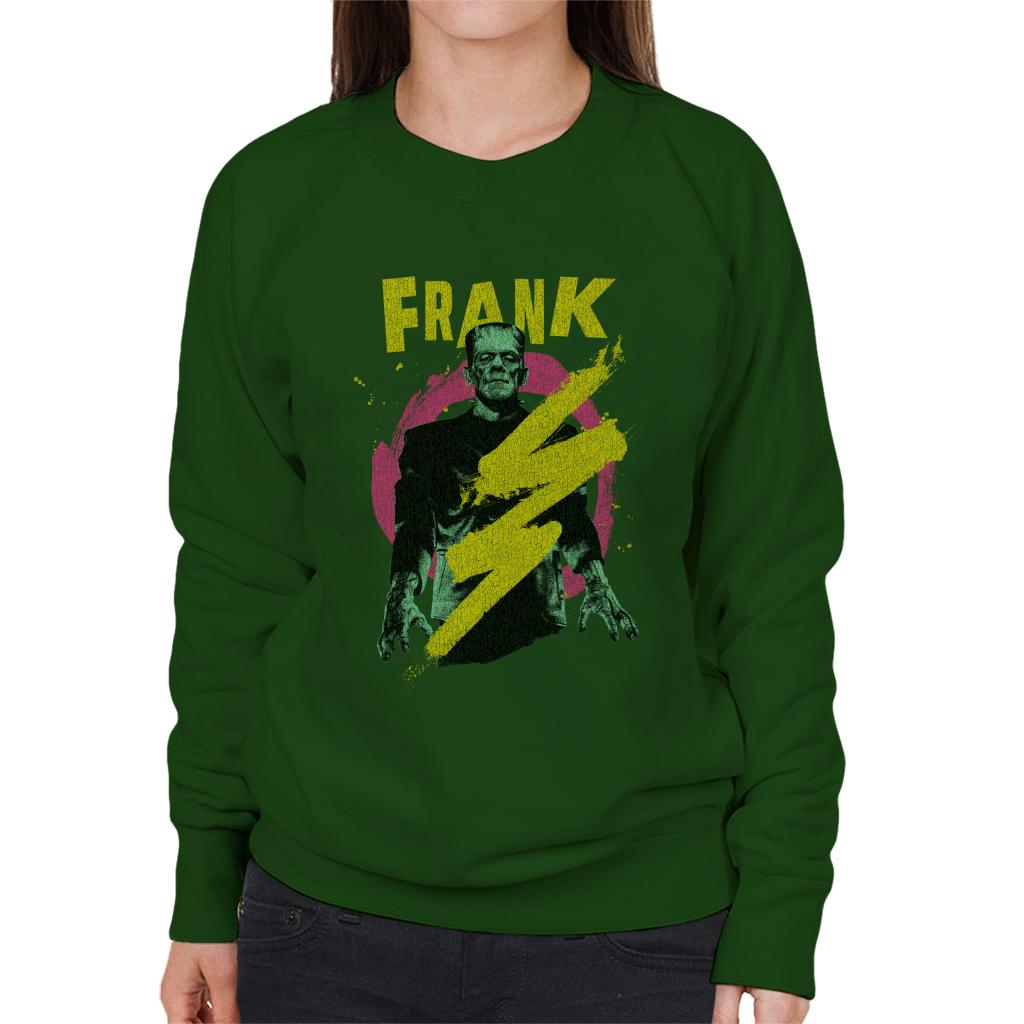 Frankenstein Frank Electric Shock Women's Sweatshirt-ALL + EVERY