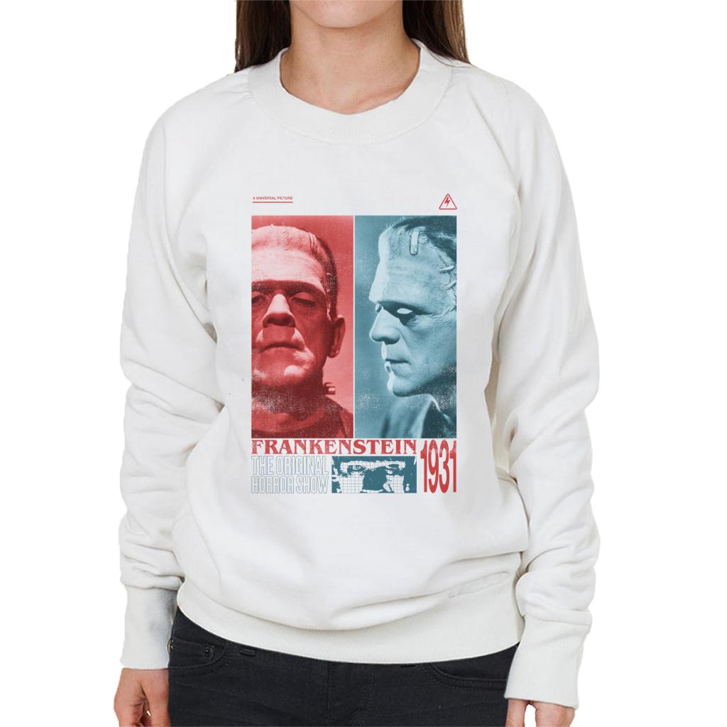 Frankenstein The Original Horror Show Women's Sweatshirt-ALL + EVERY