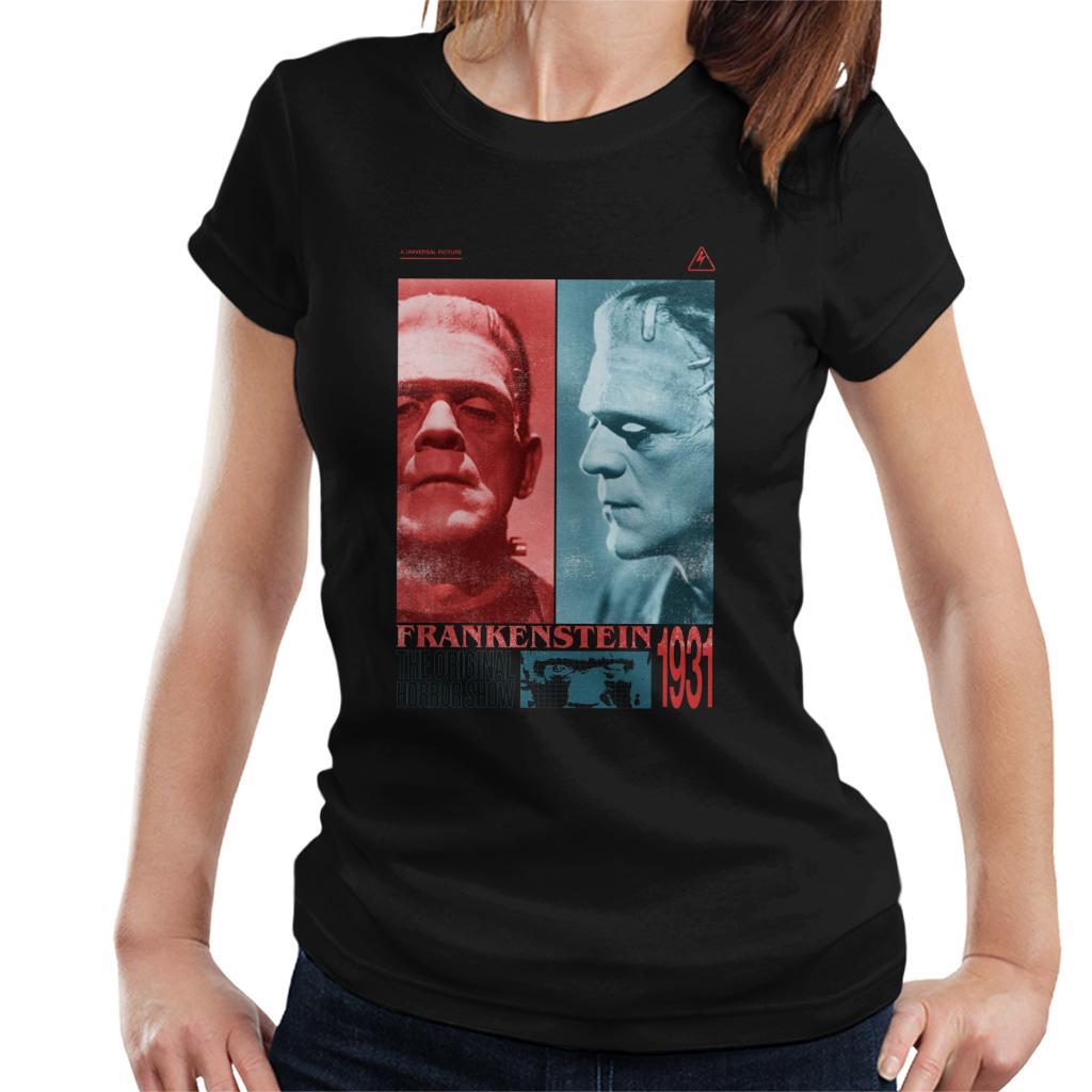 Frankenstein The Original Horror Show Women's T-Shirt-ALL + EVERY