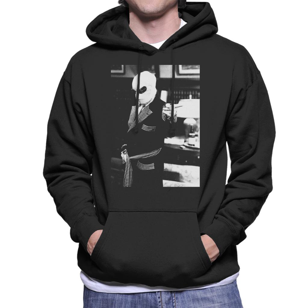 The Invisible Man Pointing Off Screen Men's Hooded Sweatshirt-ALL + EVERY