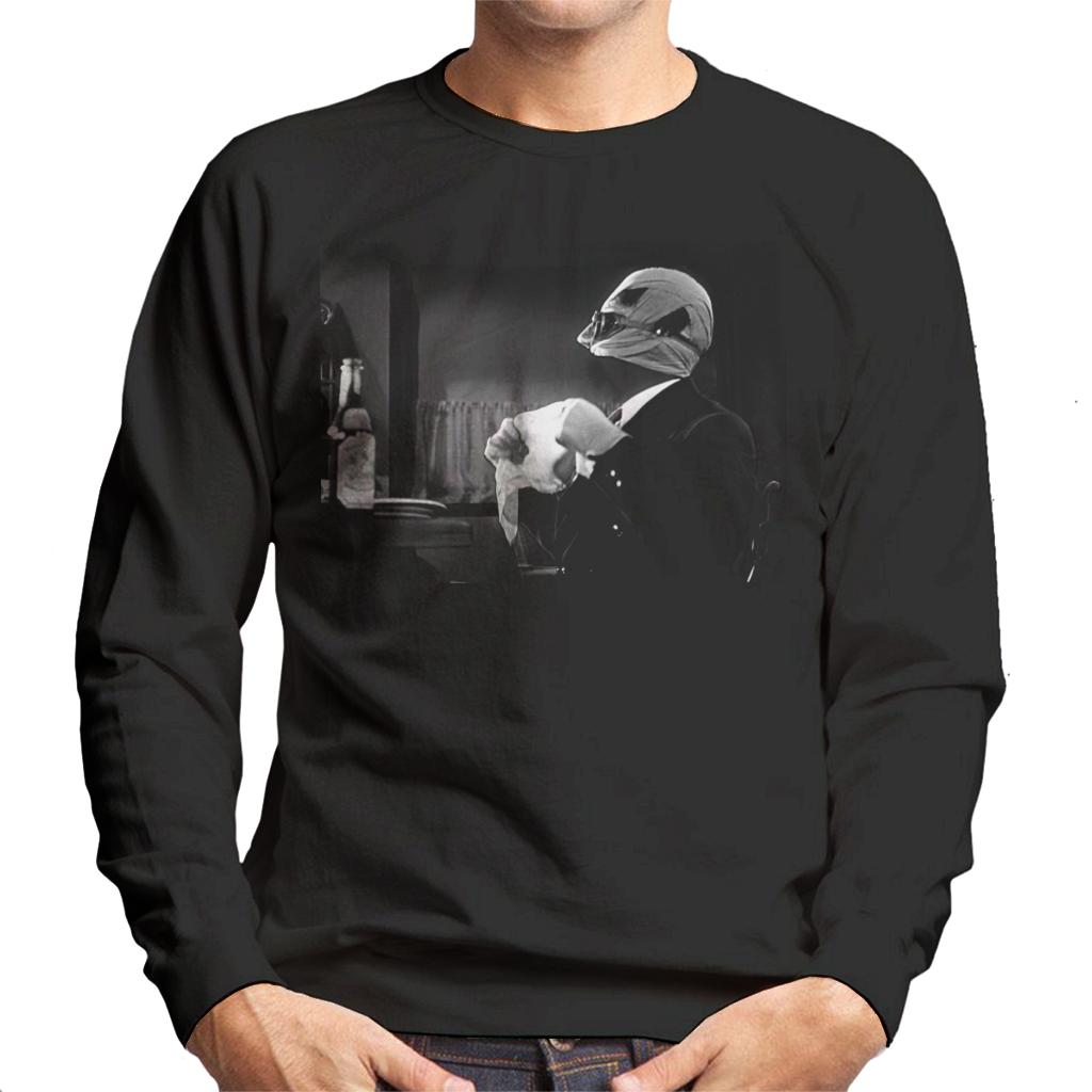 The Invisible Man Using Powers Men's Sweatshirt-ALL + EVERY