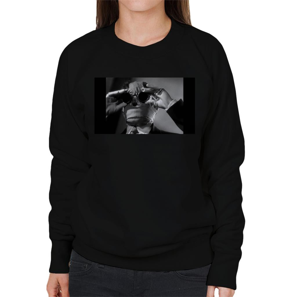 The Invisible Man Touching Glasses Women's Sweatshirt-ALL + EVERY