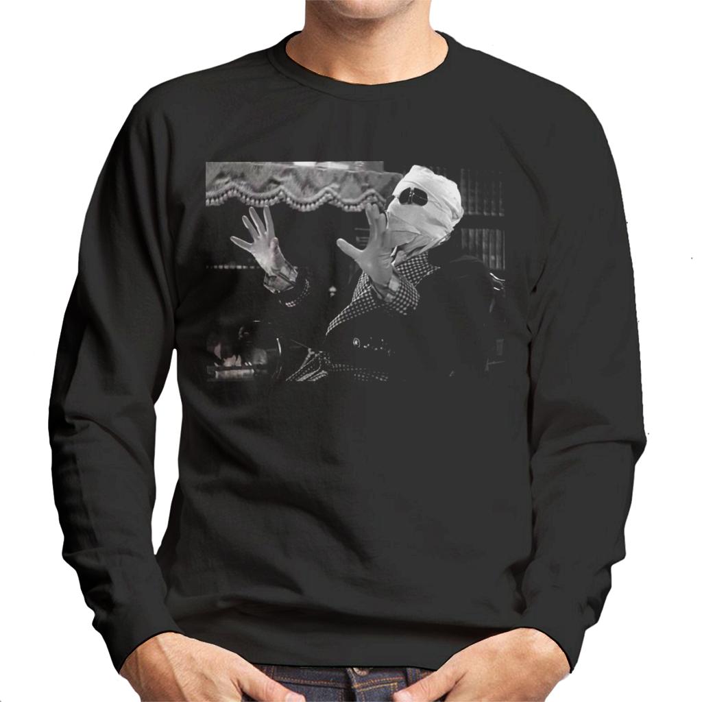 The Invisible Man Talking Men's Sweatshirt-ALL + EVERY