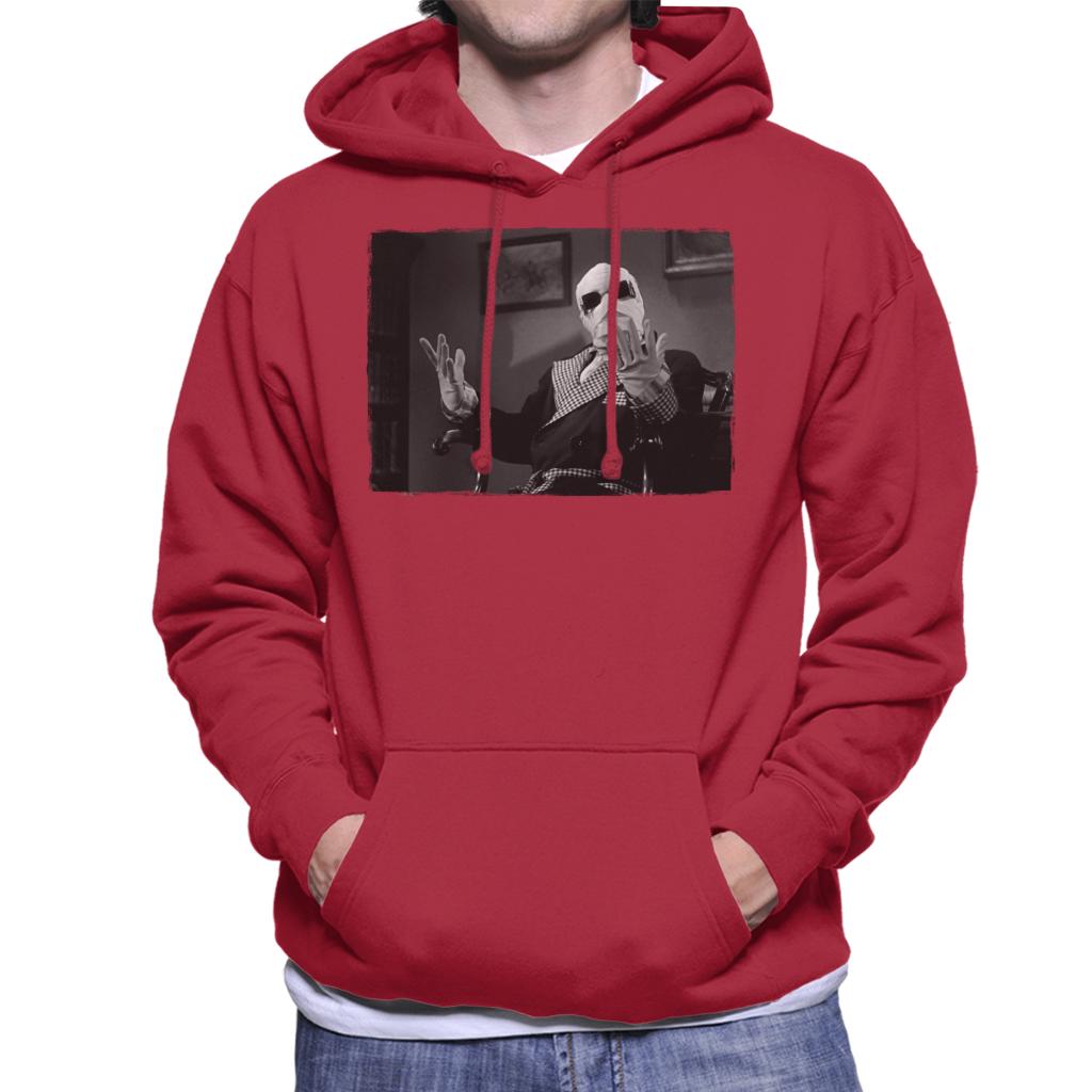 The Invisible Man Hands Up Men's Hooded Sweatshirt-ALL + EVERY