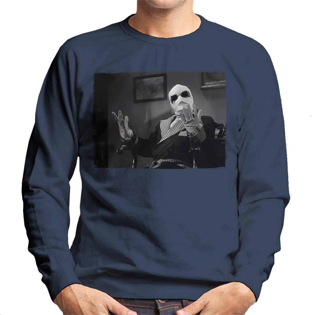 The Invisible Man Hands Up Men's Sweatshirt-ALL + EVERY