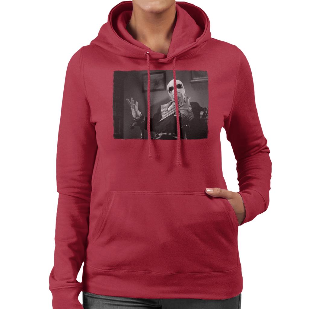 The Invisible Man Hands Up Women's Hooded Sweatshirt-ALL + EVERY