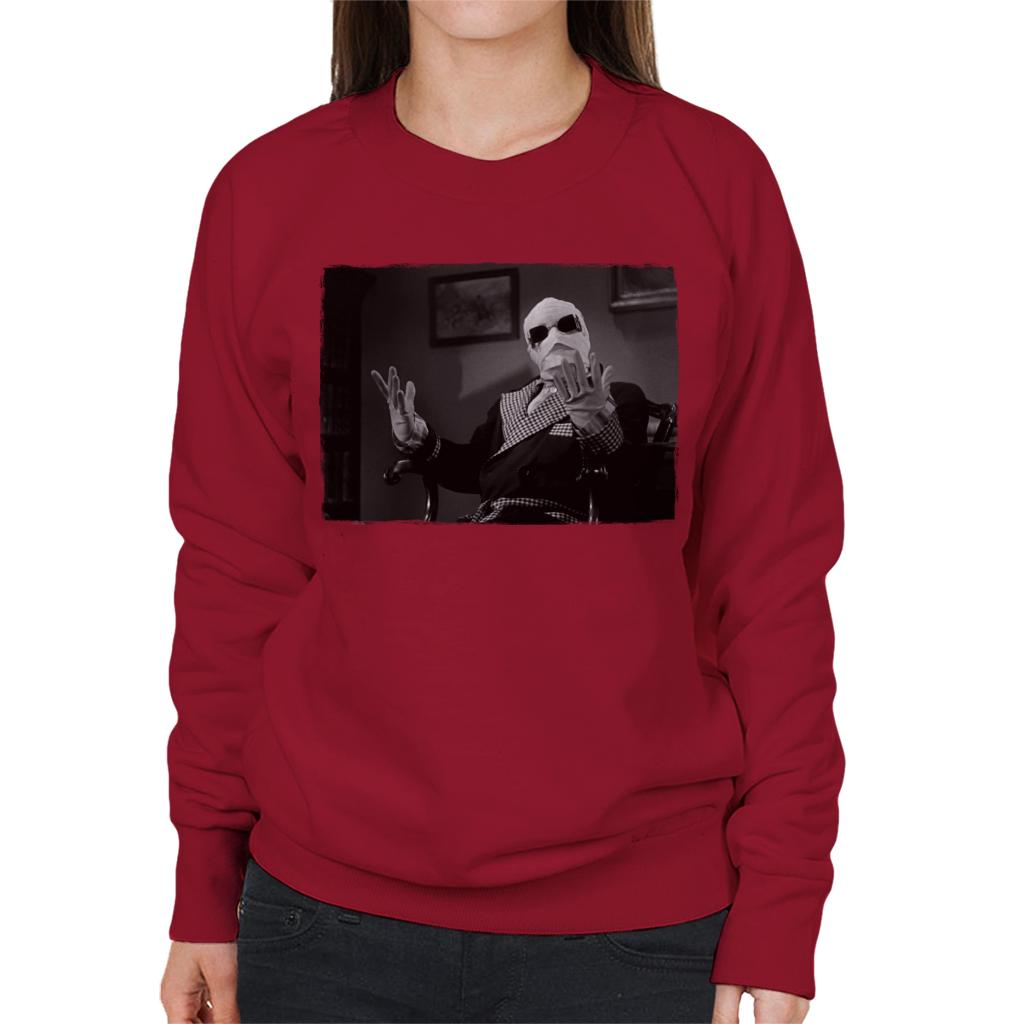 The Invisible Man Hands Up Women's Sweatshirt-ALL + EVERY