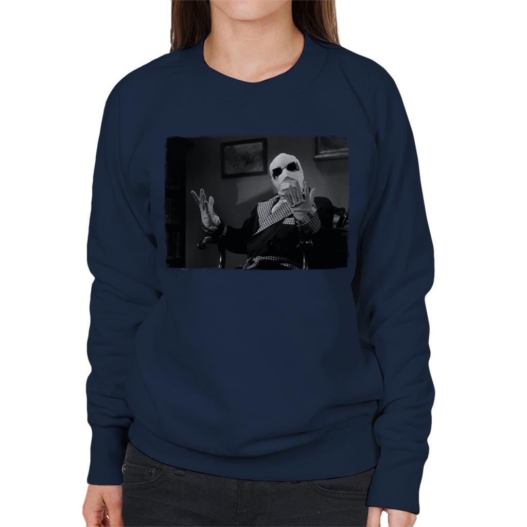 The Invisible Man Hands Up Women's Sweatshirt-ALL + EVERY