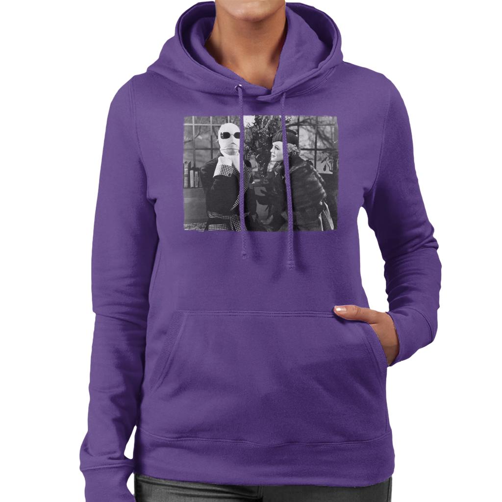 The Invisible Man And Flora Cranley Women's Hooded Sweatshirt-ALL + EVERY