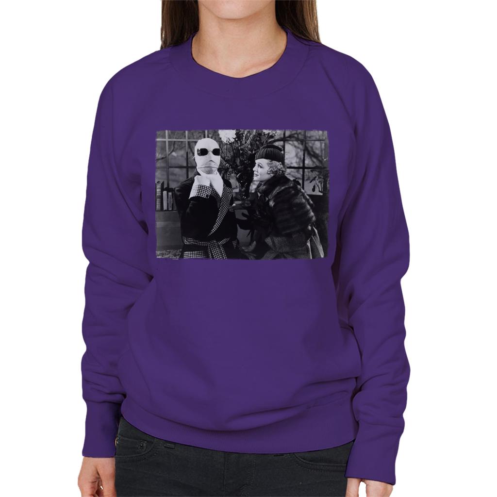 The Invisible Man And Flora Cranley Women's Sweatshirt-ALL + EVERY