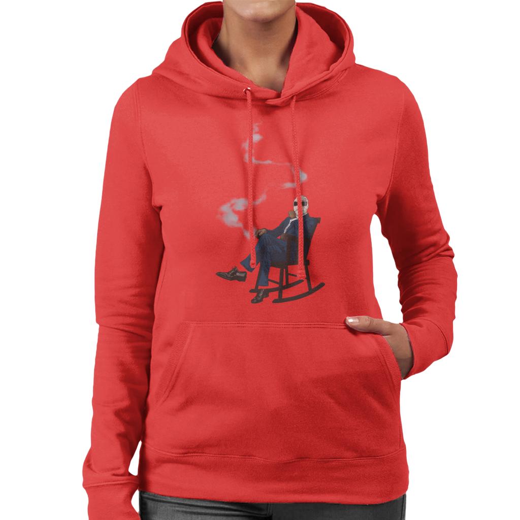 The Invisible Man In Chair Women's Hooded Sweatshirt-ALL + EVERY