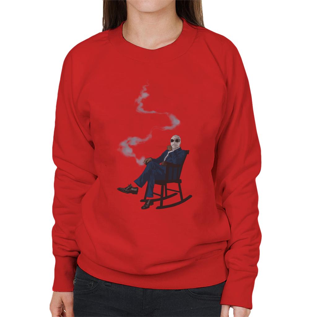 The Invisible Man In Chair Women's Sweatshirt-ALL + EVERY