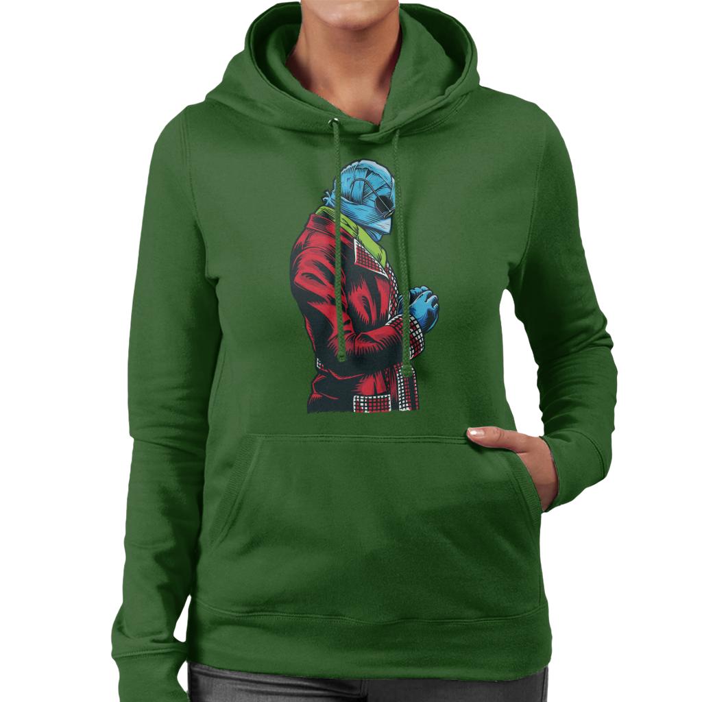 The Invisible Man Red Suit Women's Hooded Sweatshirt-ALL + EVERY