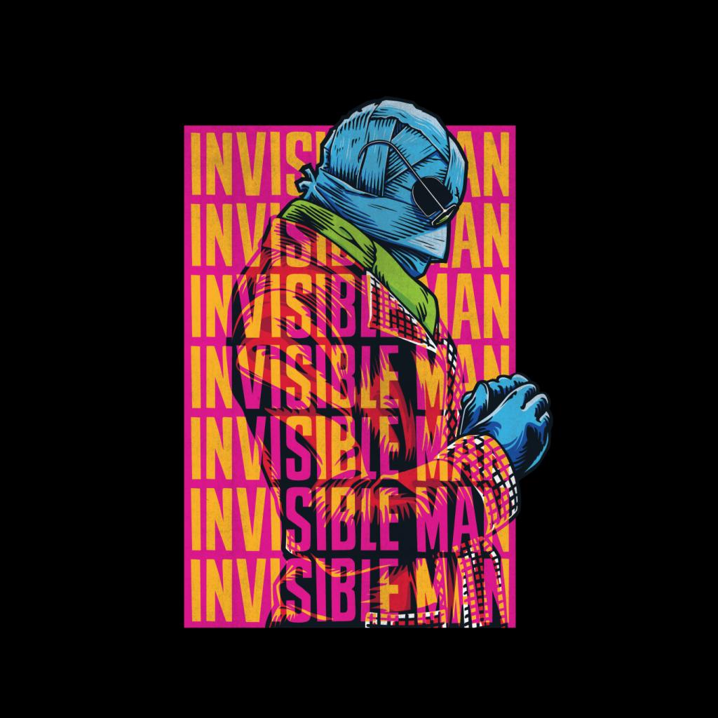 The Invisible Man Silhouette Multi Logo Men's T-Shirt-ALL + EVERY