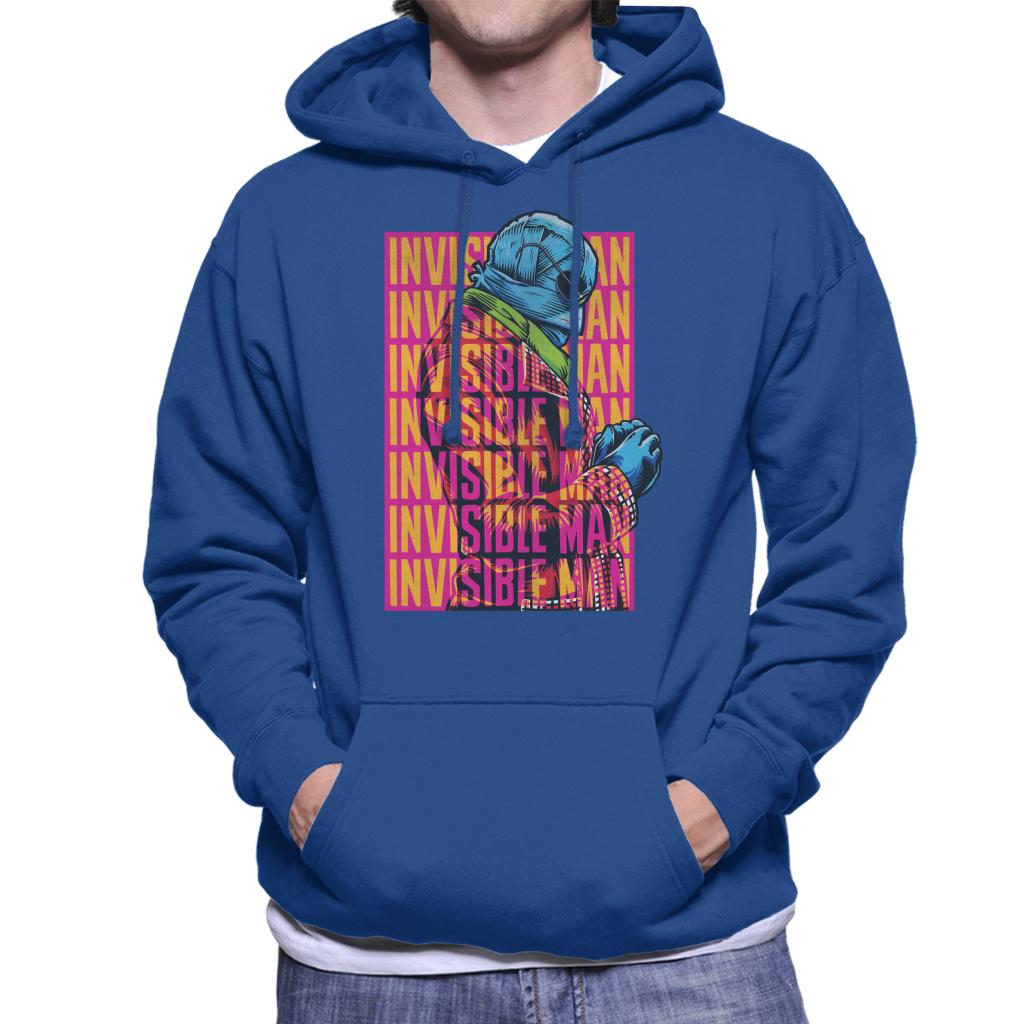 The Invisible Man Silhouette Multi Logo Men's Hooded Sweatshirt-ALL + EVERY