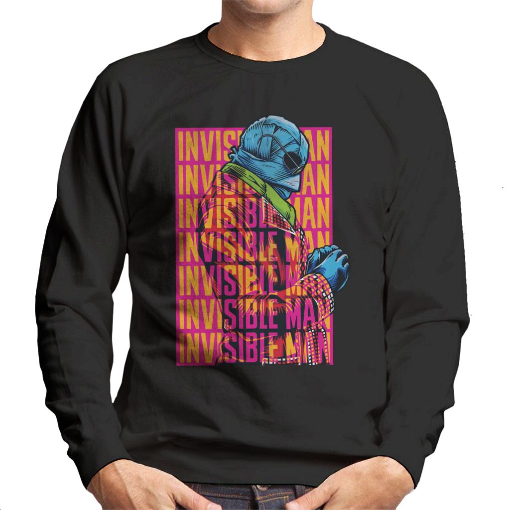 The Invisible Man Silhouette Multi Logo Men's Sweatshirt-ALL + EVERY