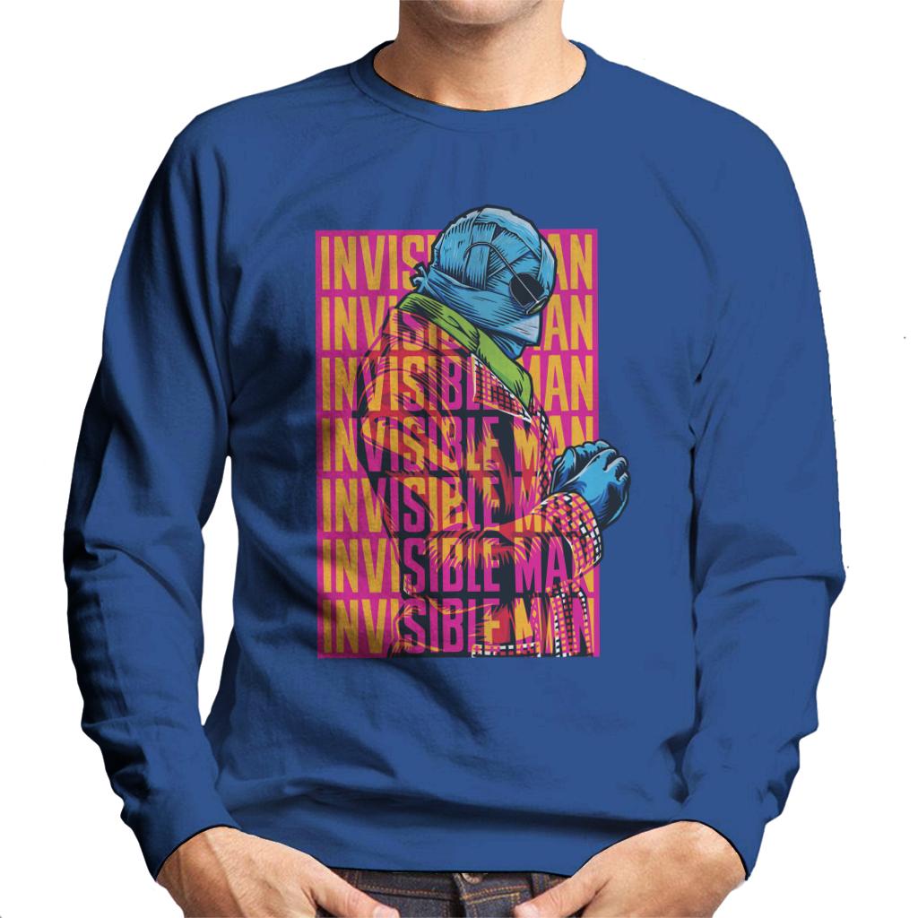 The Invisible Man Silhouette Multi Logo Men's Sweatshirt-ALL + EVERY