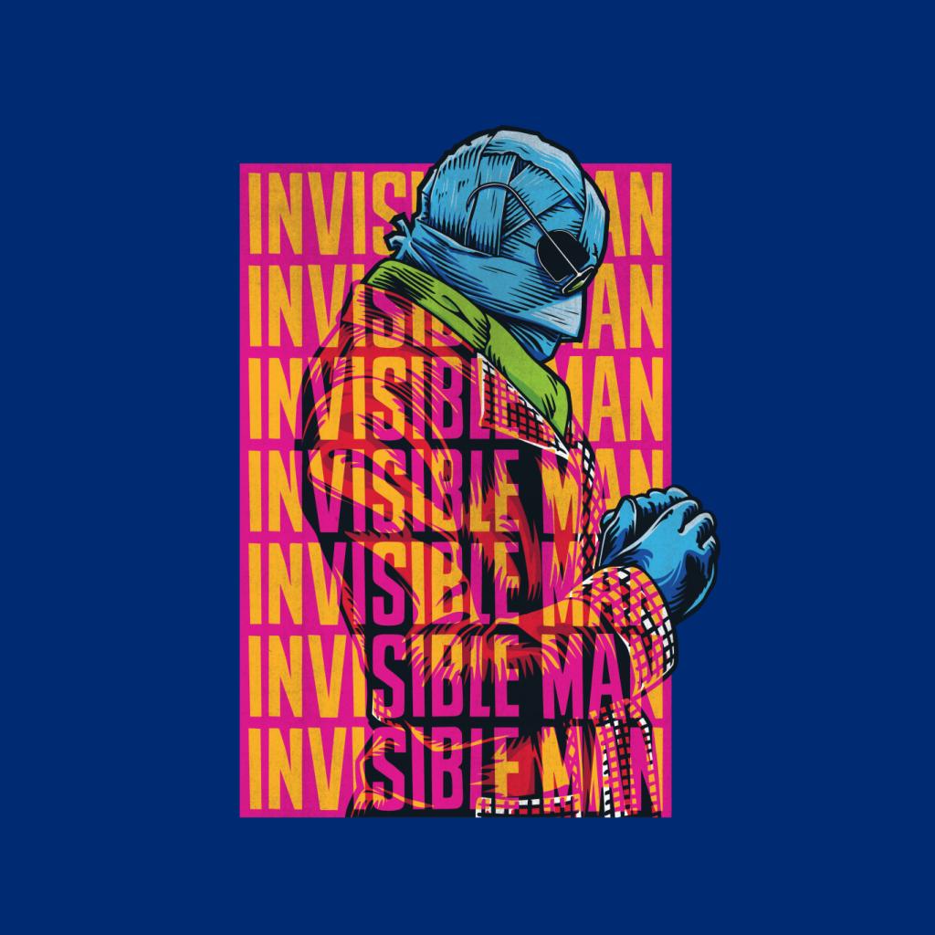 The Invisible Man Silhouette Multi Logo Men's T-Shirt-ALL + EVERY