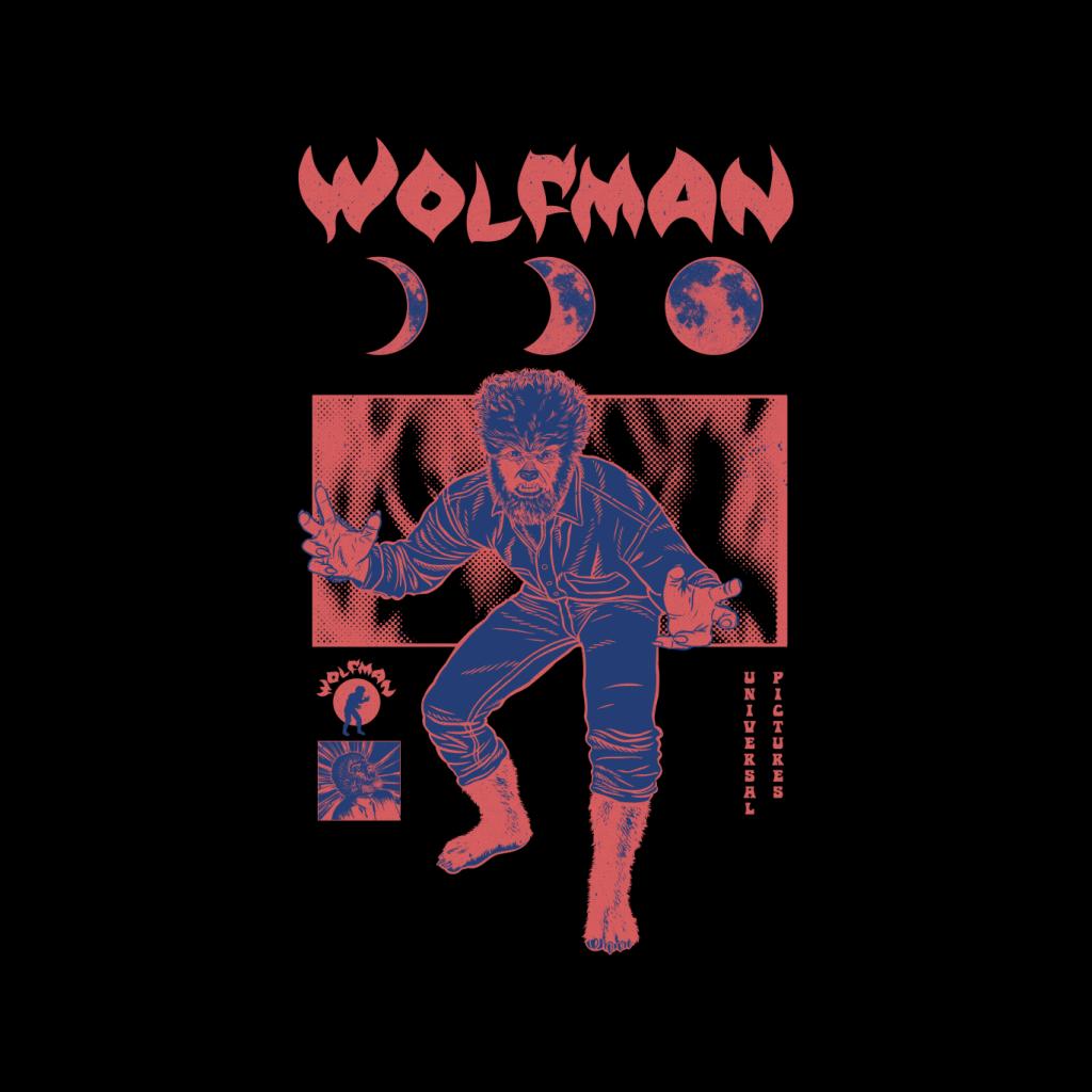 The Wolf Man Stages Of The Moon Women's T-Shirt-ALL + EVERY