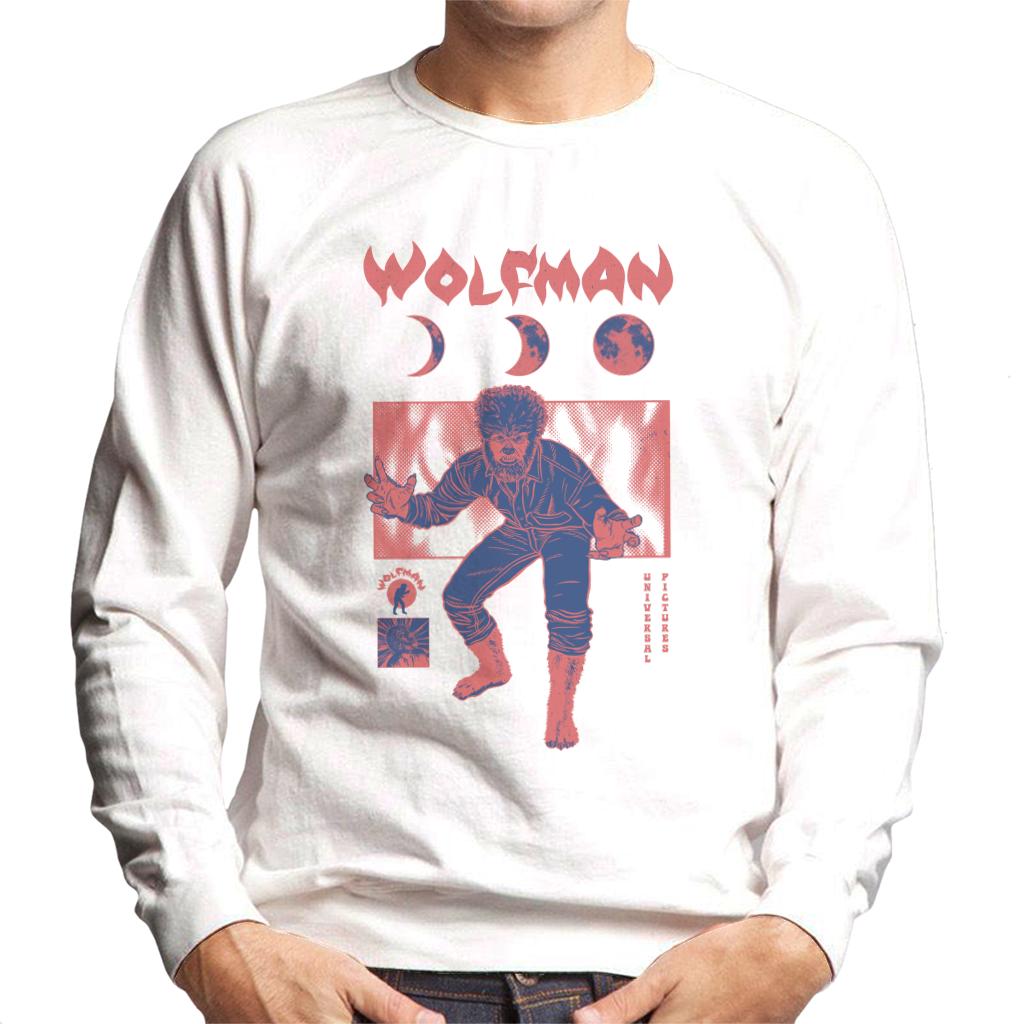 The Wolf Man Stages Of The Moon Men's Sweatshirt-ALL + EVERY