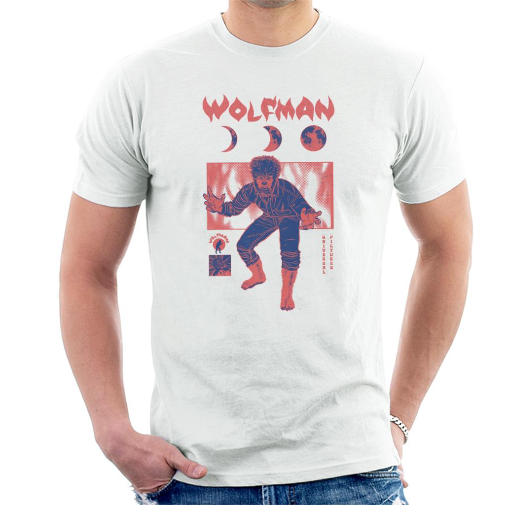 The Wolf Man Stages Of The Moon Men's T-Shirt-ALL + EVERY