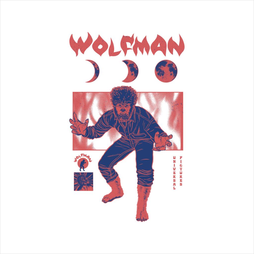 The Wolf Man Stages Of The Moon Men's T-Shirt-ALL + EVERY