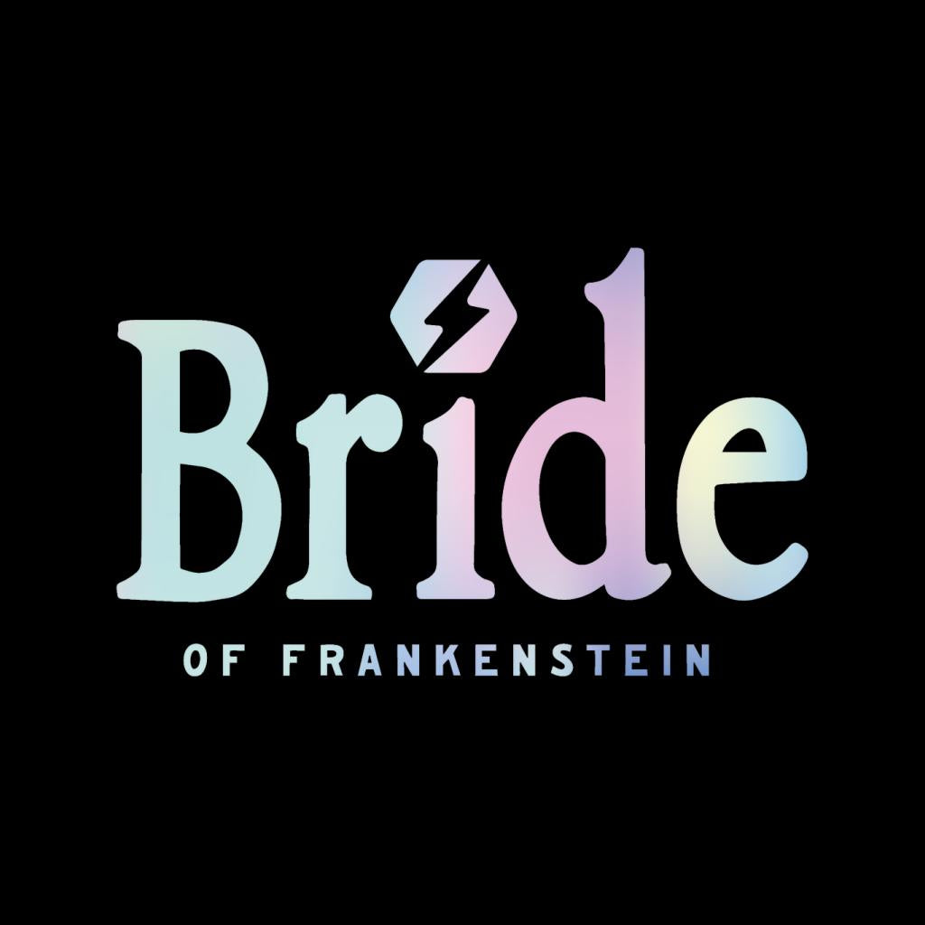 Bride Of Frankenstein Gradient Logo Men's T-Shirt-ALL + EVERY