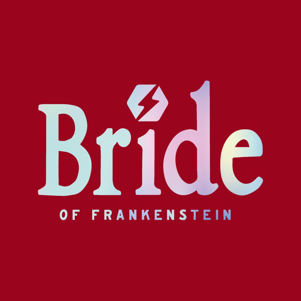 Bride Of Frankenstein Gradient Logo Women's T-Shirt-ALL + EVERY