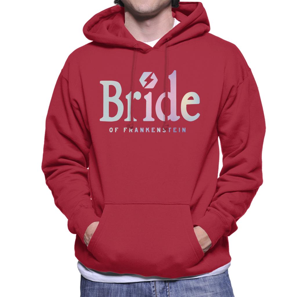 Bride Of Frankenstein Gradient Logo Men's Hooded Sweatshirt-ALL + EVERY