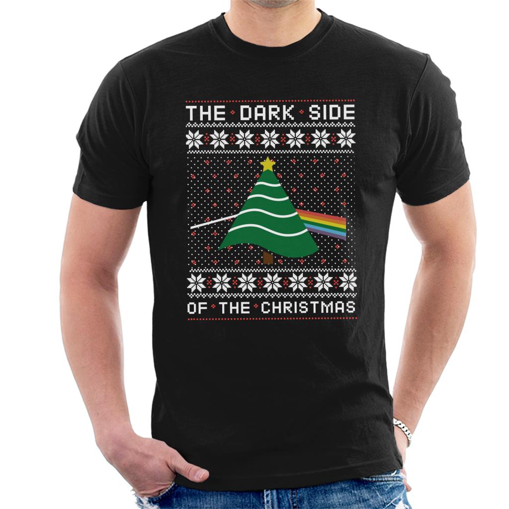 Pink Floyd Christmas The Dark Side Of The Xmas Tree Men's T-Shirt-ALL + EVERY