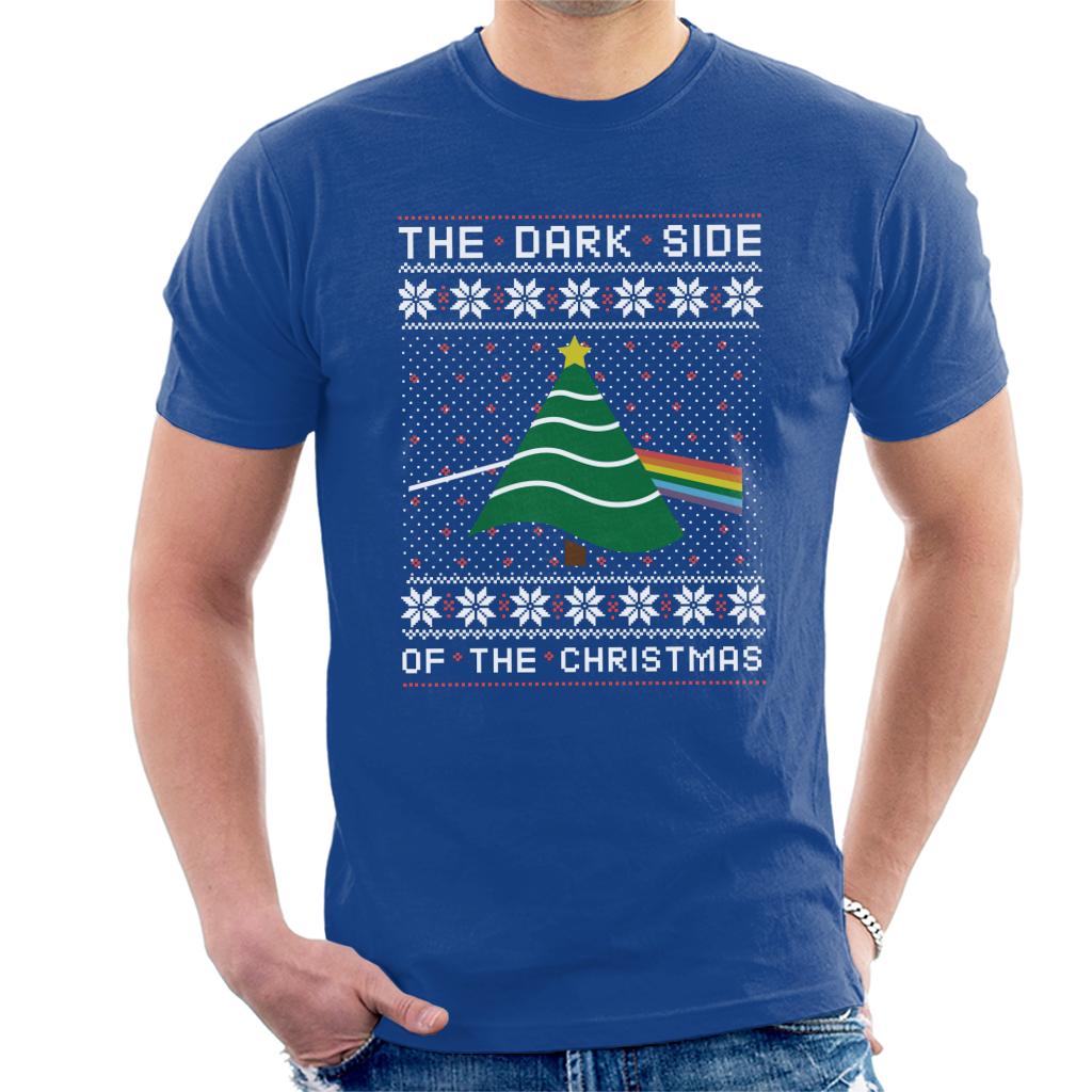 Pink Floyd Christmas The Dark Side Of The Xmas Tree Men's T-Shirt-ALL + EVERY