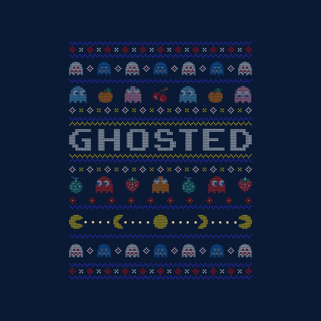 Pac-Man Halloween Ghosted Men's Sweatshirt-ALL + EVERY