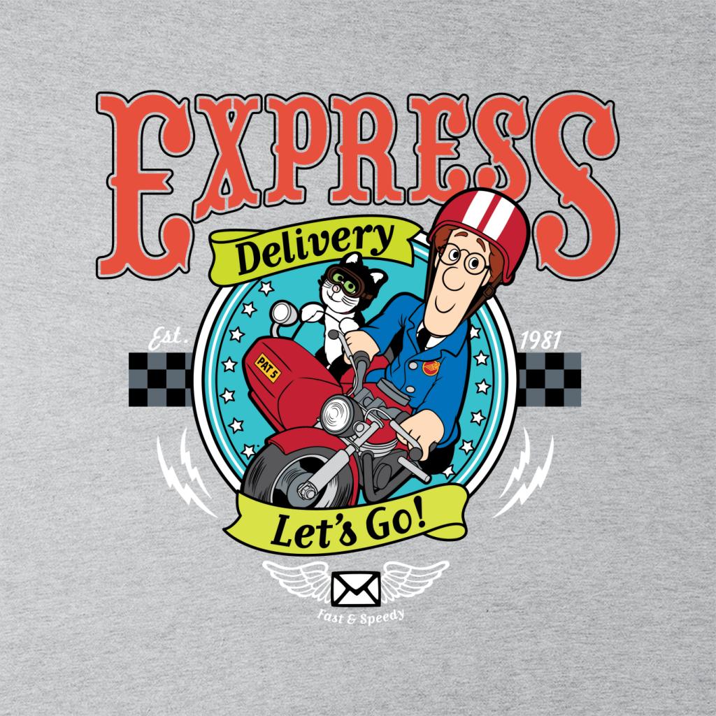 Postman Pat Express Delivery Lets Go Women's Sweatshirt-ALL + EVERY