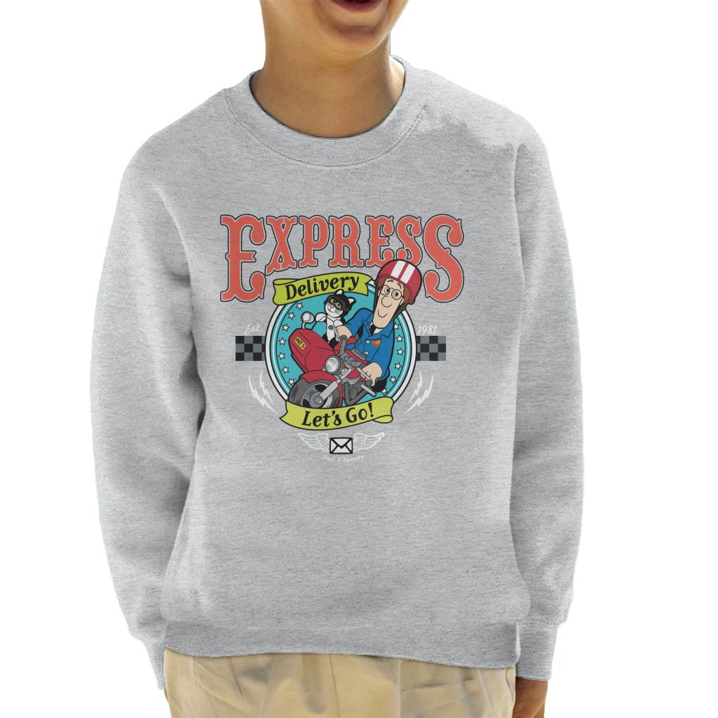 Postman Pat Express Delivery Lets Go Kid's Sweatshirt-ALL + EVERY