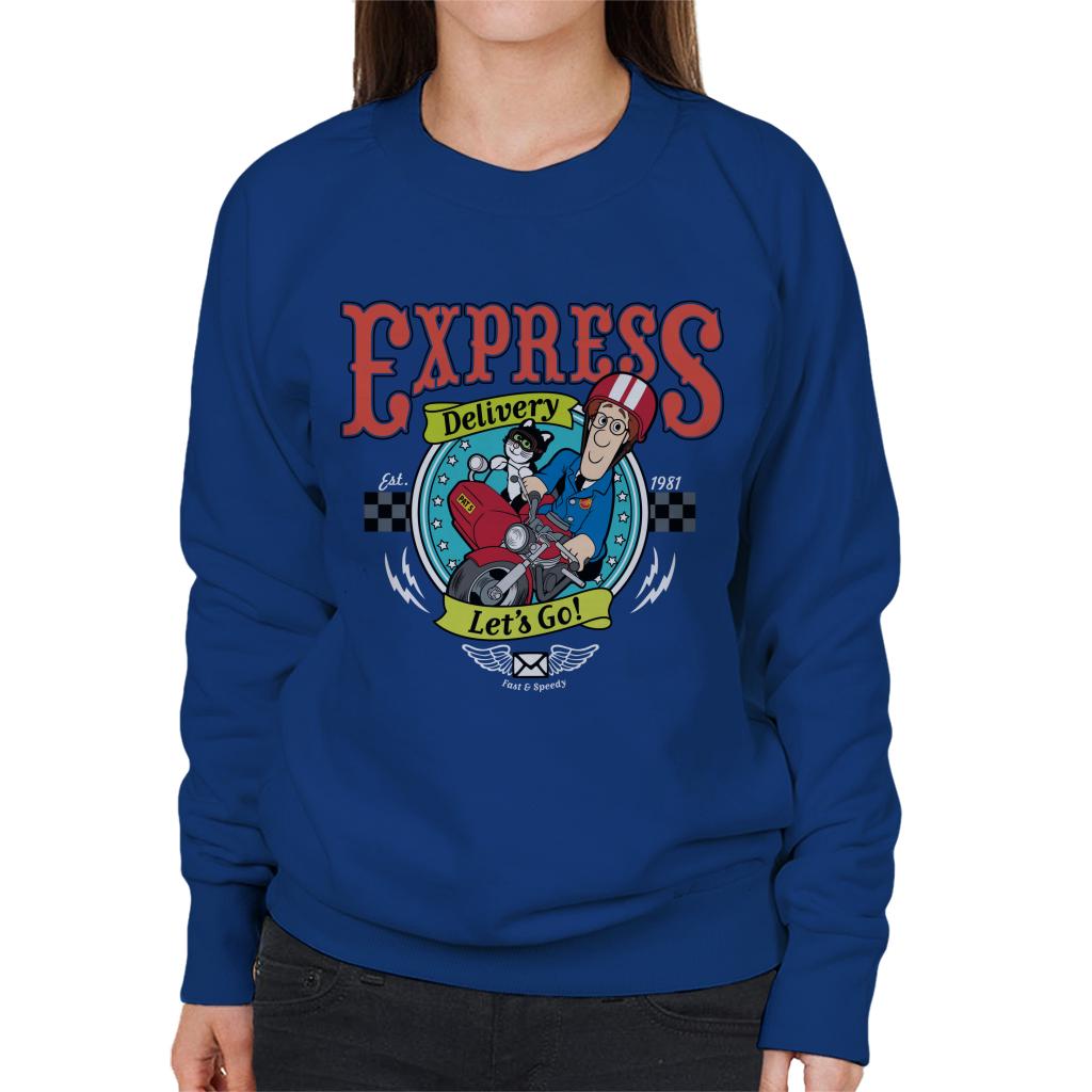 Postman Pat Express Delivery Lets Go Women's Sweatshirt-ALL + EVERY