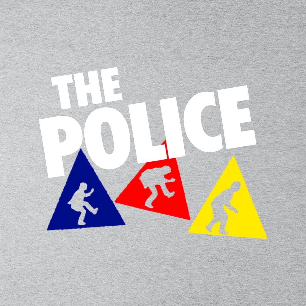 The Police Triangles With Logo Men's T-Shirt-ALL + EVERY