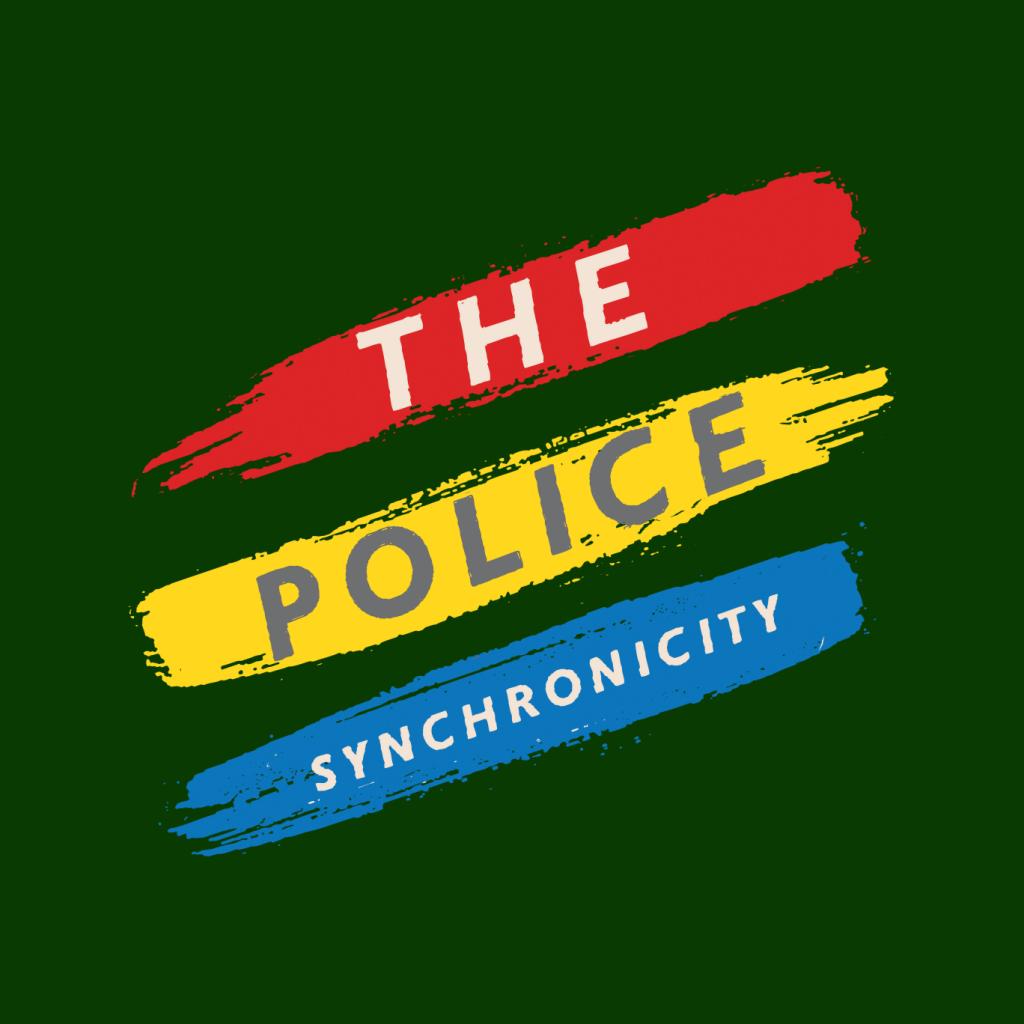 The Police Synchronicity 3 Stripes Men's T-Shirt-ALL + EVERY