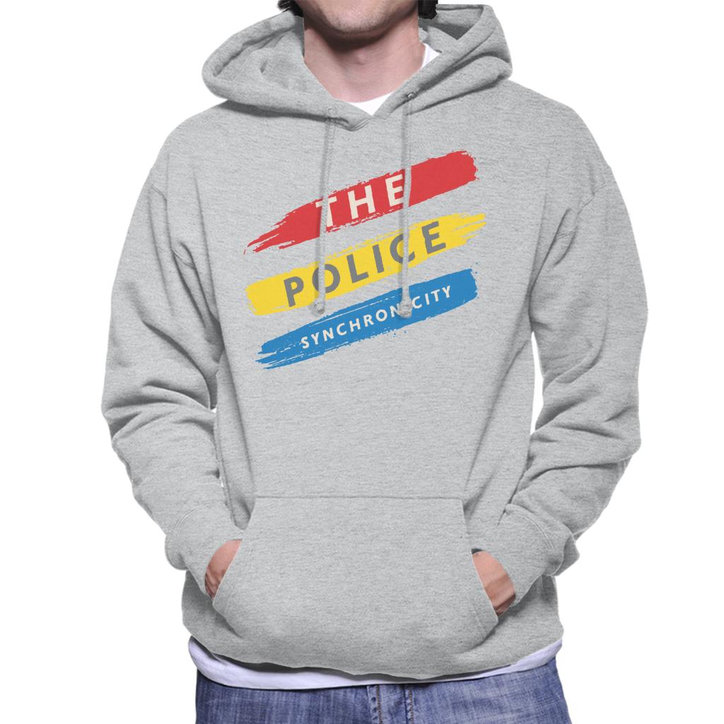 The Police Synchronicity 3 Stripes Men's Hooded Sweatshirt-ALL + EVERY