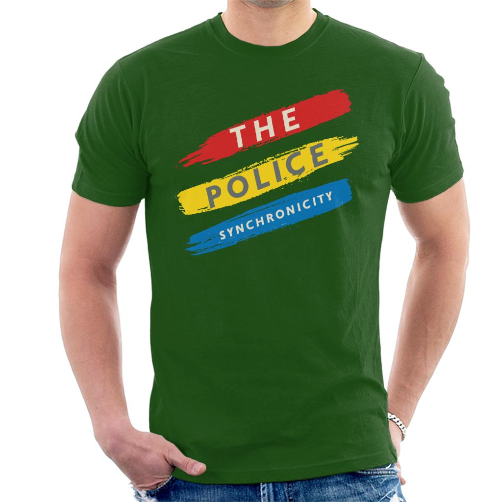 The Police Synchronicity 3 Stripes Men's T-Shirt-ALL + EVERY