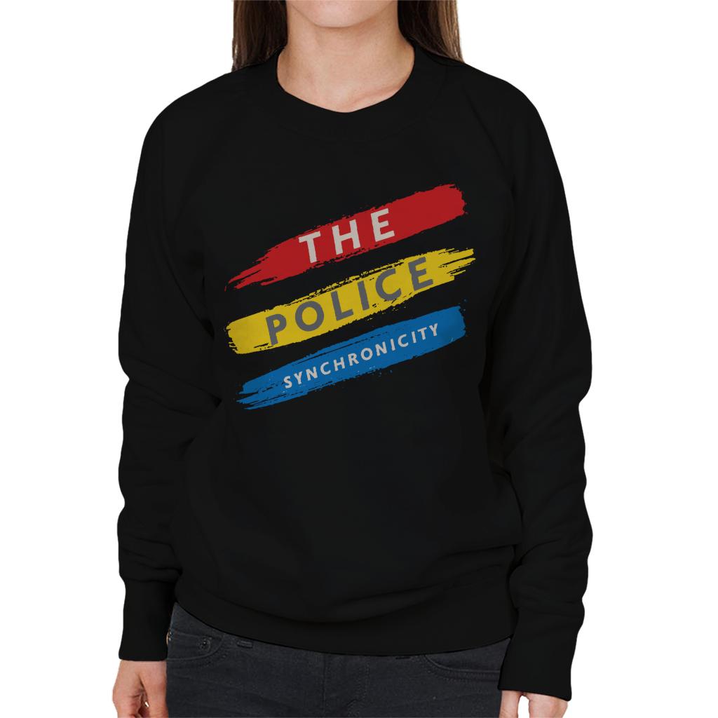 The Police Synchronicity 3 Stripes Women's Sweatshirt-ALL + EVERY