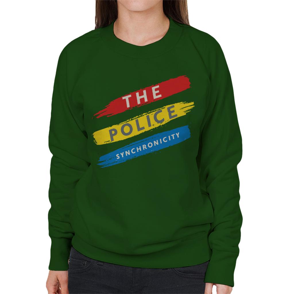 The Police Synchronicity 3 Stripes Women's Sweatshirt-ALL + EVERY