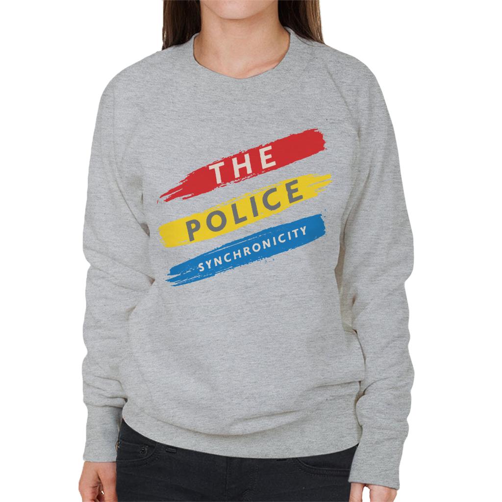 The Police Synchronicity 3 Stripes Women's Sweatshirt-ALL + EVERY