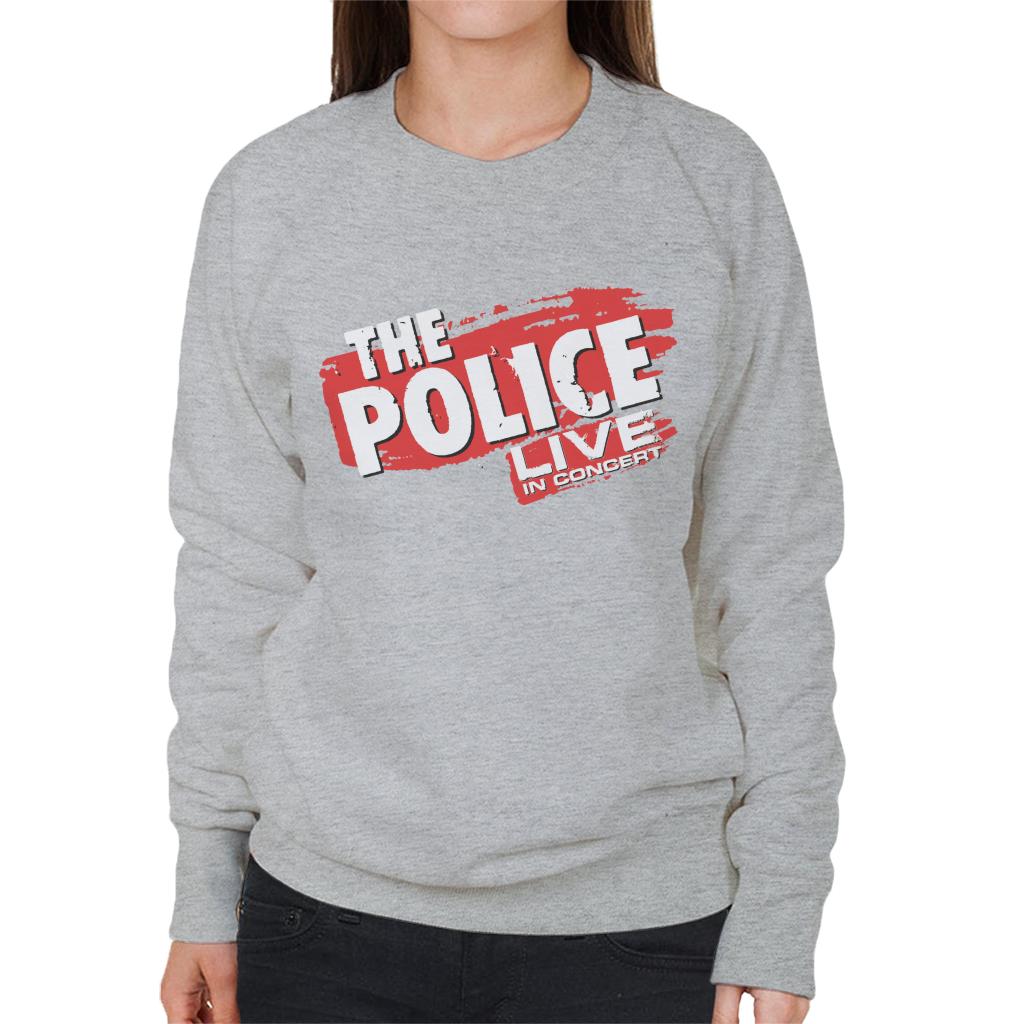 The Police Live In Concert Women's Sweatshirt-ALL + EVERY